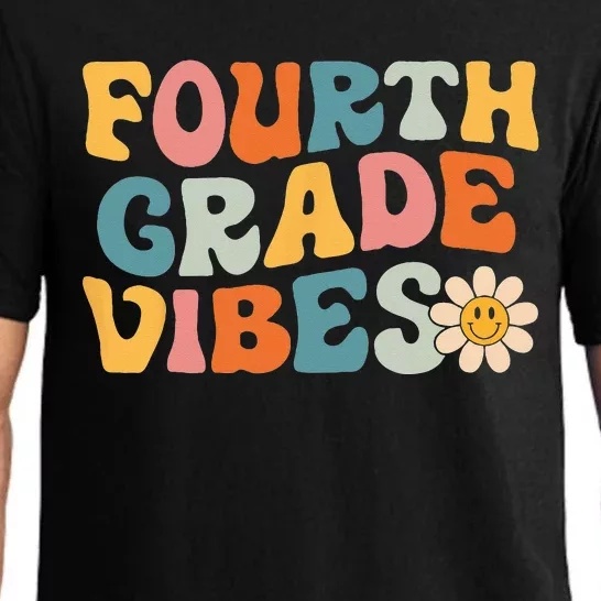 Fourth Grade Vibes 4th Grade Team Retro 1st Day of School Pajama Set