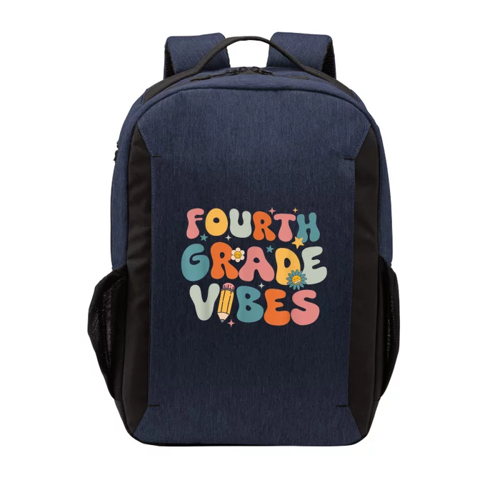 Fourth Grade Vibes 4th Grade Team 1st Day Of School Vector Backpack