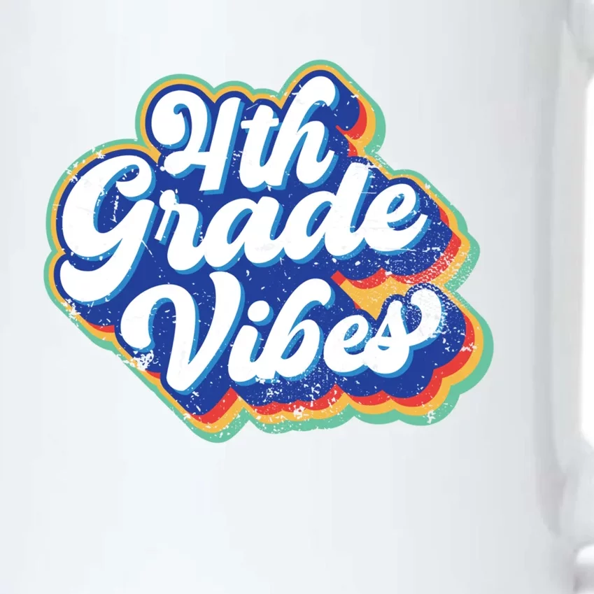 Fourth Grade Vibe First Day Back To School 4Th Grade Teacher Funny Gift Black Color Changing Mug