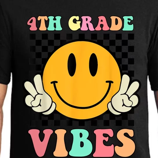 Fourth Grade Vibes 4Th Grade 1St Day Of School Teacher Cool Gift Pajama Set