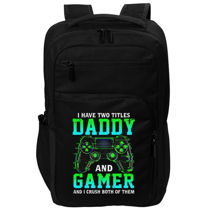 Funny Gamer Vintage Video Games Gaming Gift Impact Tech Backpack