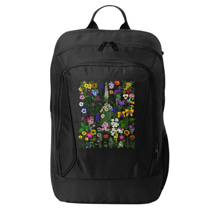 Flower Graphic Wildflower Floral Gardening City Backpack