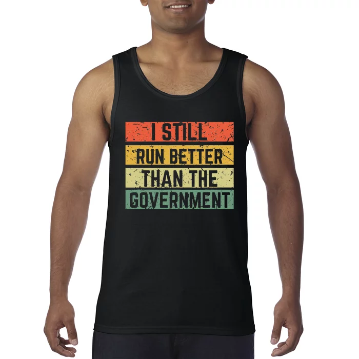 Funny Government Wheelchair Disability Handicap Ampu Gift Tank Top