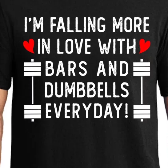 Funny Gym Workout Valentine's Day Bodybuilding Gift Pajama Set