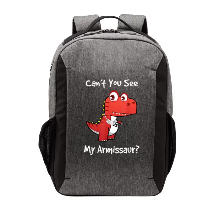 Funny Get Well Broken Arm Dinosaur With A Cast Vector Backpack