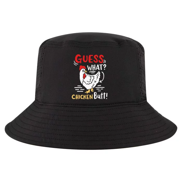 Funny Guess What Chicken Joke Cool Comfort Performance Bucket Hat