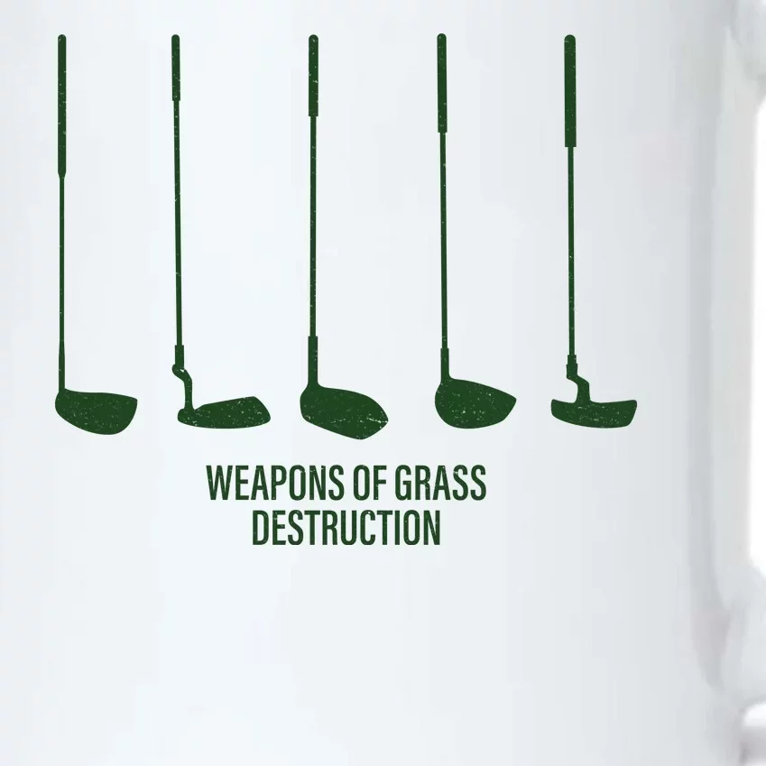 Funny Golf Weapons Of Grass Destruction Golf Clubs Drivers Black Color Changing Mug