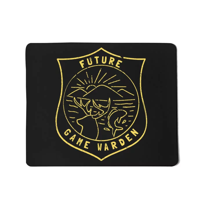 Future Game Warden Wildlife Officer Son Daughter Mousepad