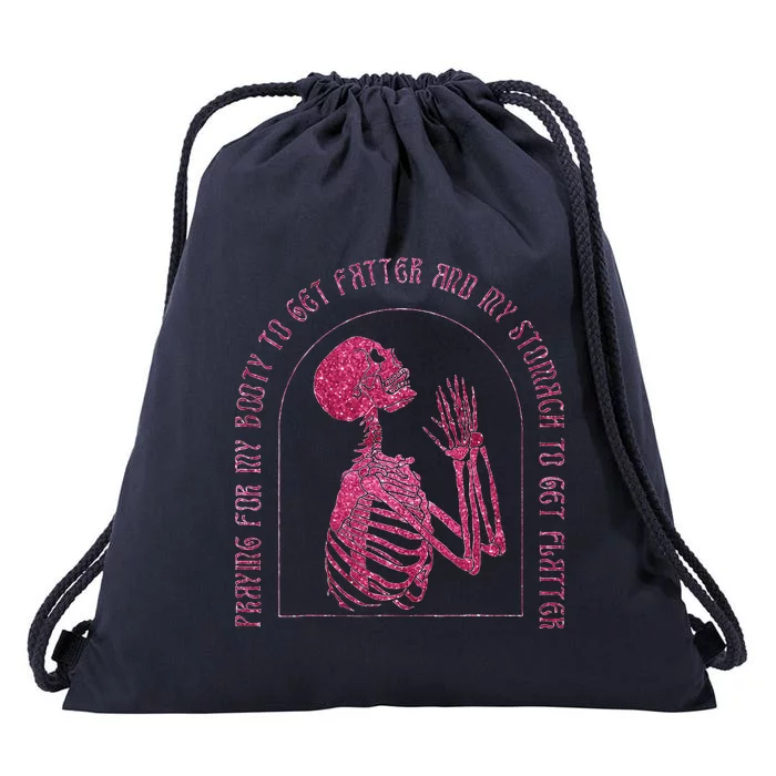 Funny Gym Workout Halloween Clothing Drawstring Bag