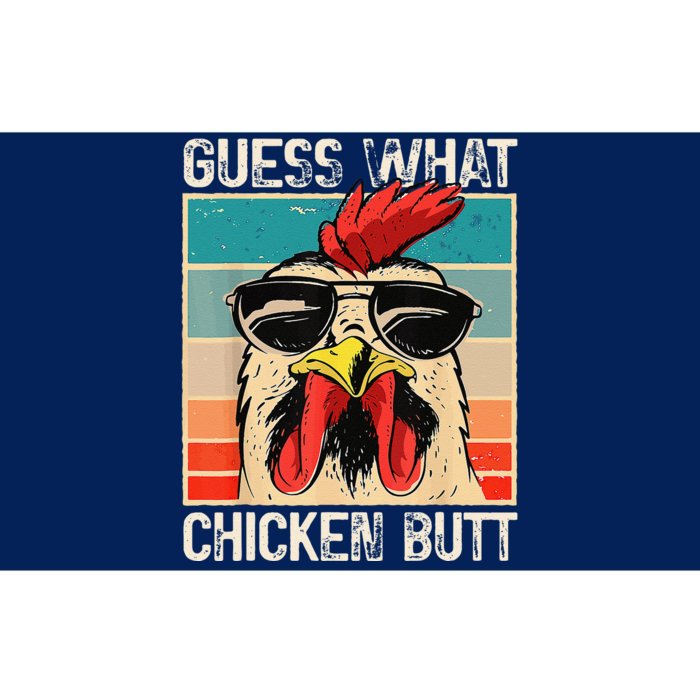 Funny Guess What Chicken Butt Chicken Meme Bumper Sticker