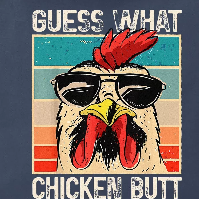 Funny Guess What Chicken Butt Chicken Meme Zip Tote Bag