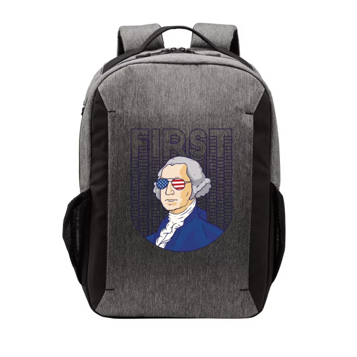 First George Washington Retro Vector Backpack