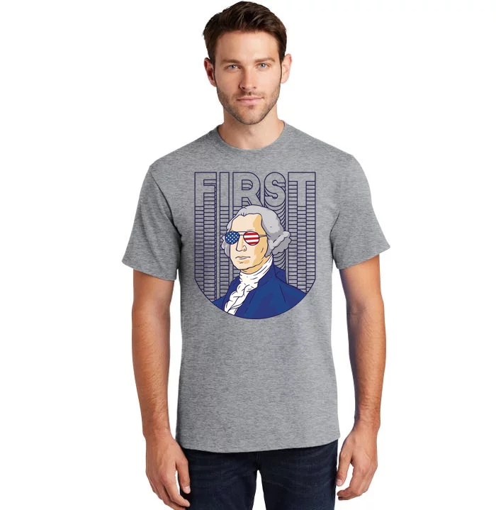 First George Washington Retro Tall T-Shirt