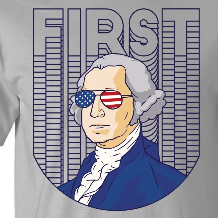 First George Washington Retro Tall T-Shirt