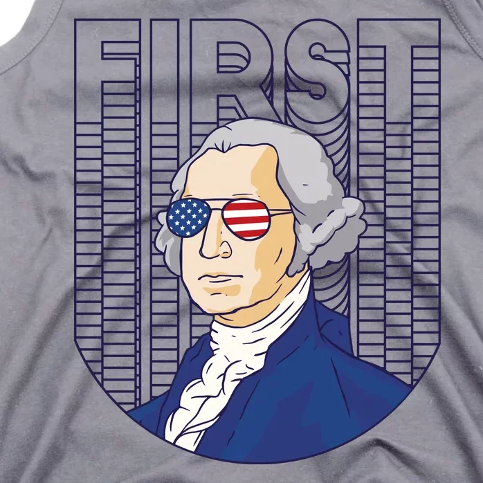 First George Washington Retro Tank Top