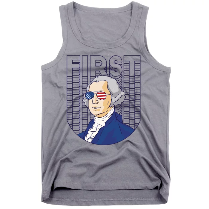 First George Washington Retro Tank Top