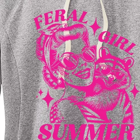 Feral Girl Women Women's Fleece Hoodie