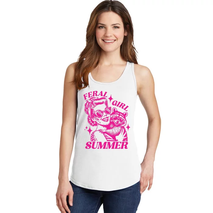 Feral Girl Women Ladies Essential Tank