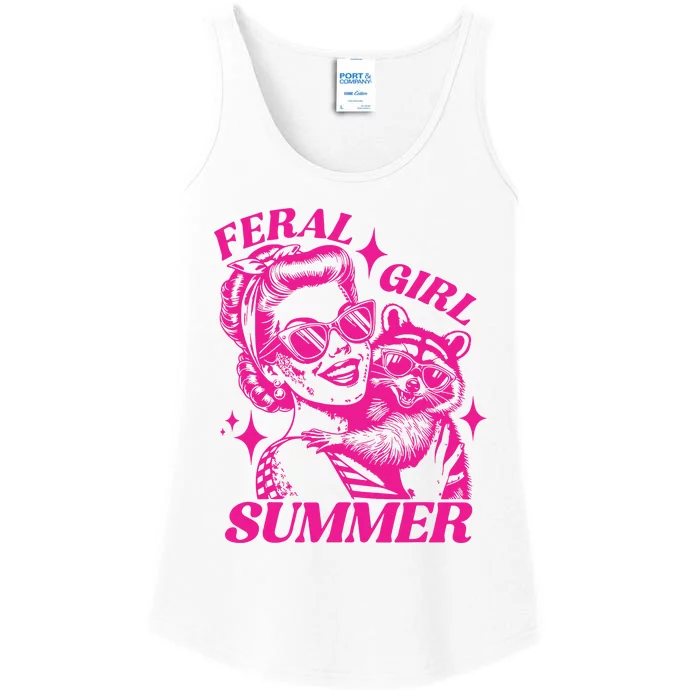 Feral Girl Women Ladies Essential Tank