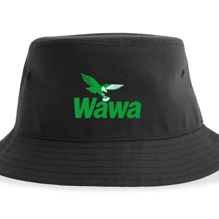 Funny Gift Wawawa Football Fan Sustainable Bucket Hat