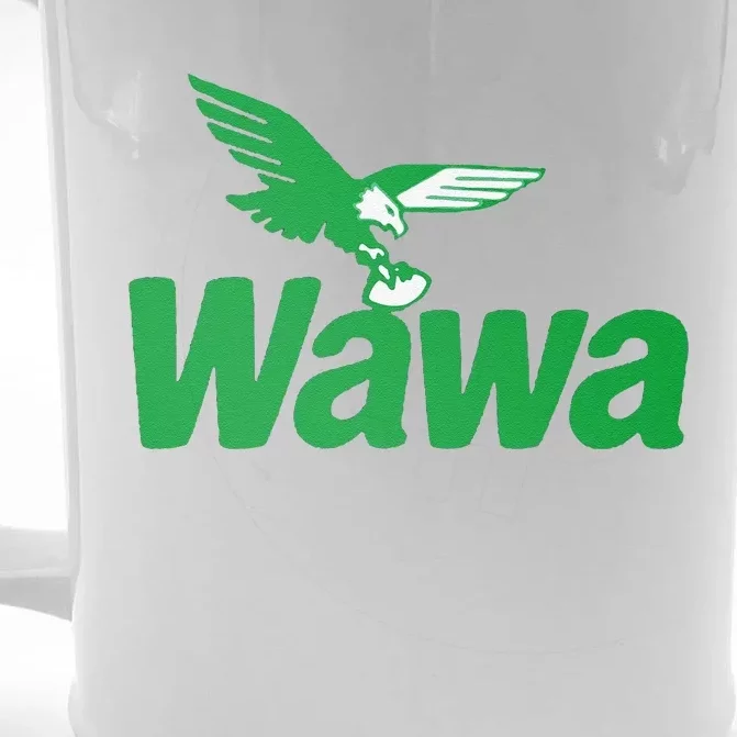 Funny Gift Wawawa Football Fan Front & Back Beer Stein