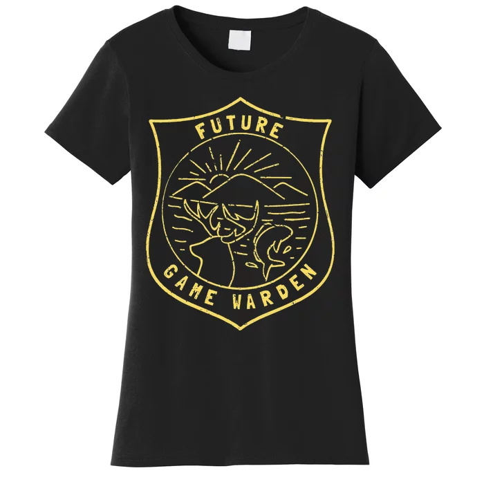 Future Game Warden Wildlife Officer Son Daughter Women's T-Shirt