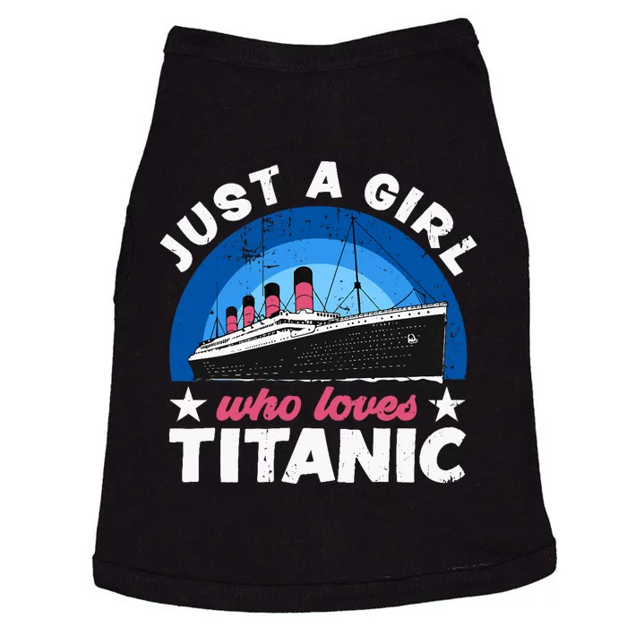 For Girl Who Just Love The Rms Titanic Doggie Tank