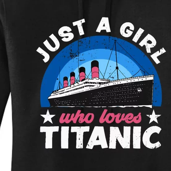 For Girl Who Just Love The Rms Titanic Women's Pullover Hoodie