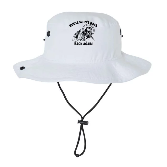 Funny Guess Who's Back Back Again Happy Easter Jesus Christ Legacy Cool Fit Booney Bucket Hat