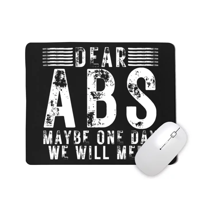 Funny Gym Workout Inspirational Quote Fitness Mousepad