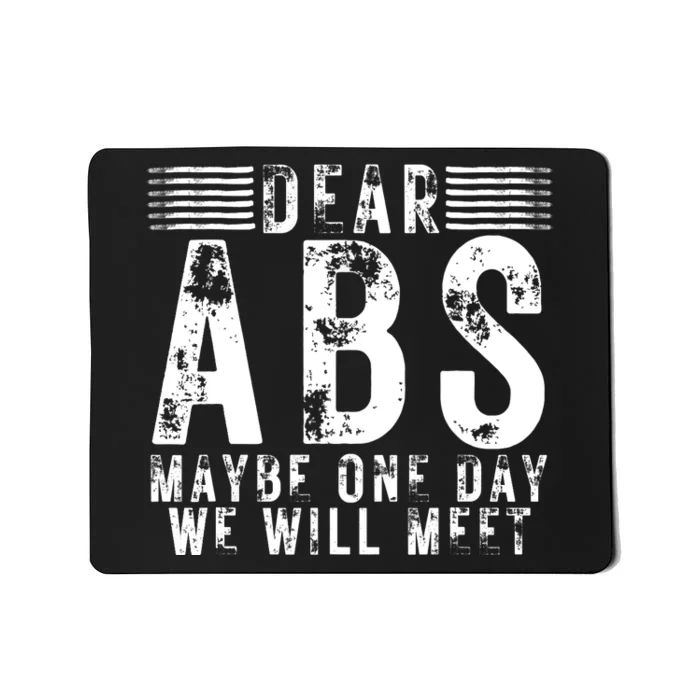 Funny Gym Workout Inspirational Quote Fitness Mousepad