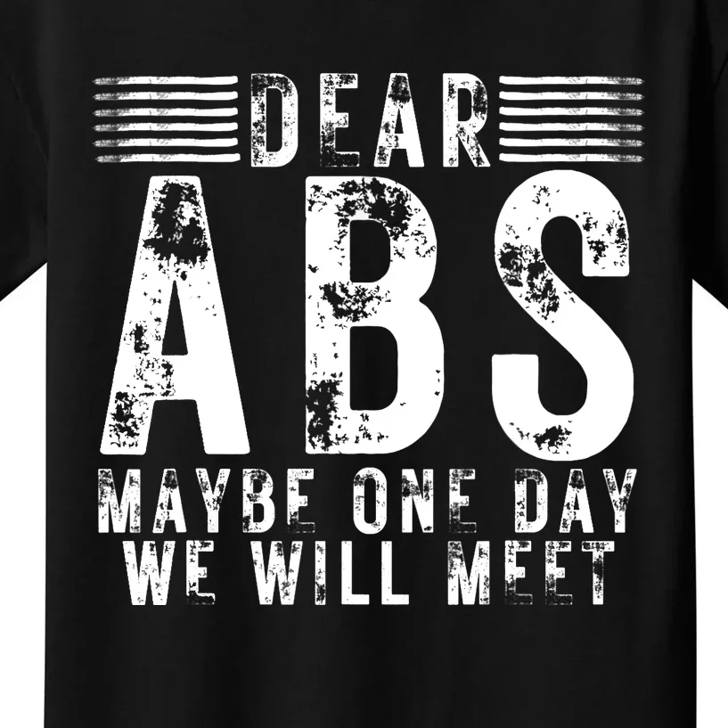 Funny Gym Workout Inspirational Quote Fitness Kids T-Shirt