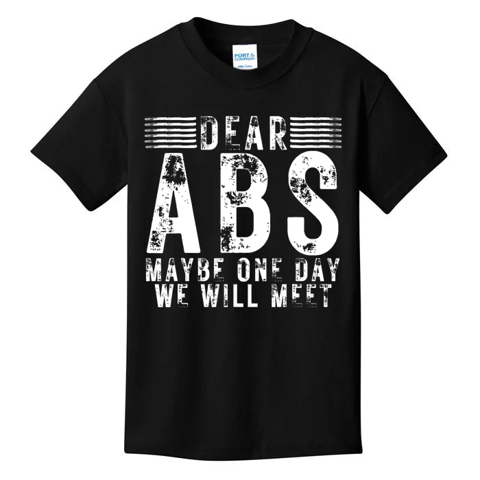 Funny Gym Workout Inspirational Quote Fitness Kids T-Shirt