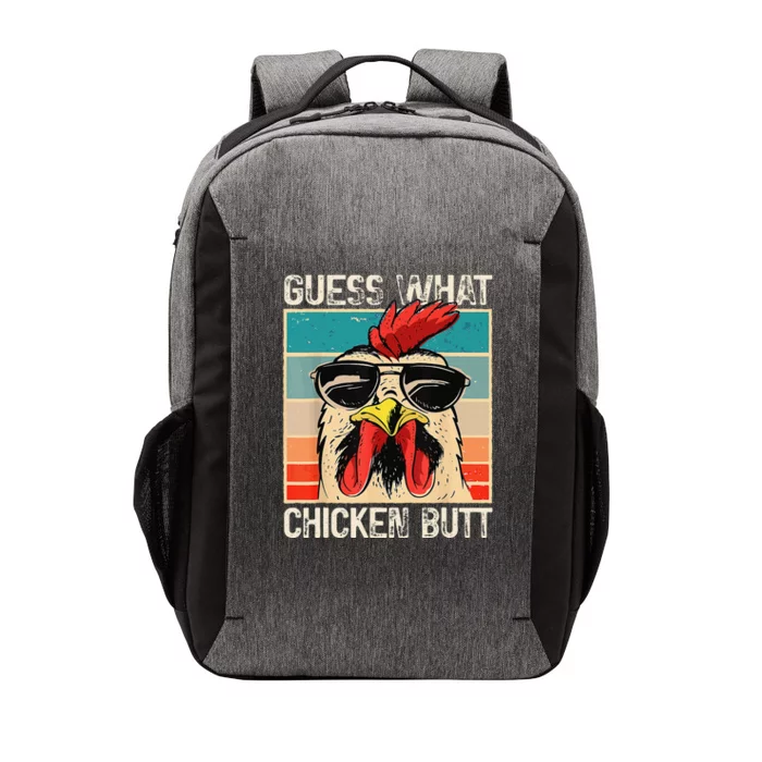 Funny Guess What Chicken Butt Chicken Meme Vector Backpack