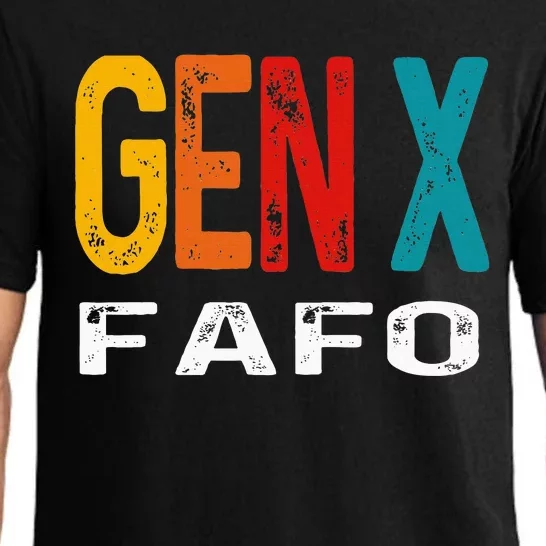 Funny Gen X Fafo Humor Generation Pajama Set