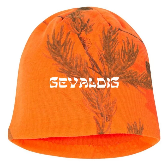 Funny Gevaldic Yiddish Slang Jewish Hanukkah Kati - Camo Knit Beanie