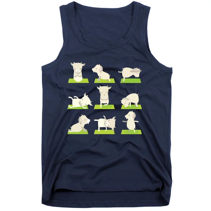 Funny Goat Yoga T Yoga Goat On MatCool Giftss Premium T Tank Top