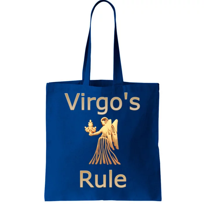 Fun Golden Zodiac Virgos Rule Gift Great Gift Tote Bag