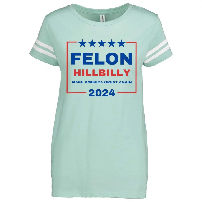 Felon Hillbilly 2024 Enza Ladies Jersey Football T-Shirt