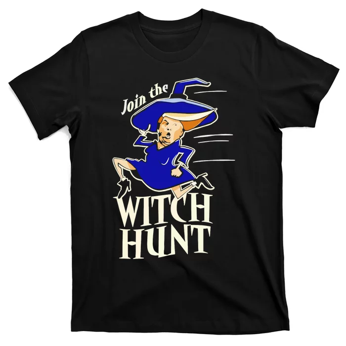 Funny Halloween 2024 Donald Trump Join The Witch Hunt T-Shirt