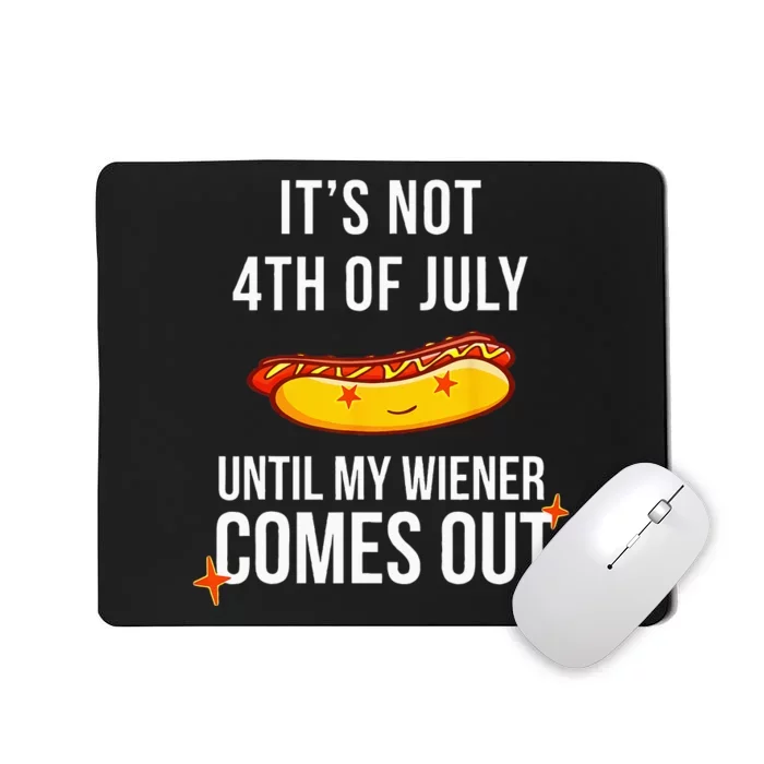 Funny Hotdog 4th Of July Mousepad