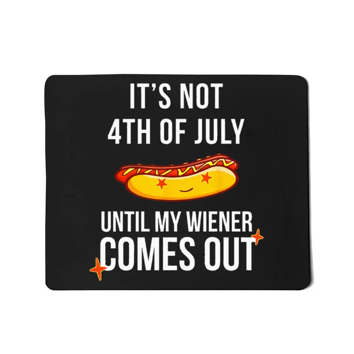 Funny Hotdog 4th Of July Mousepad