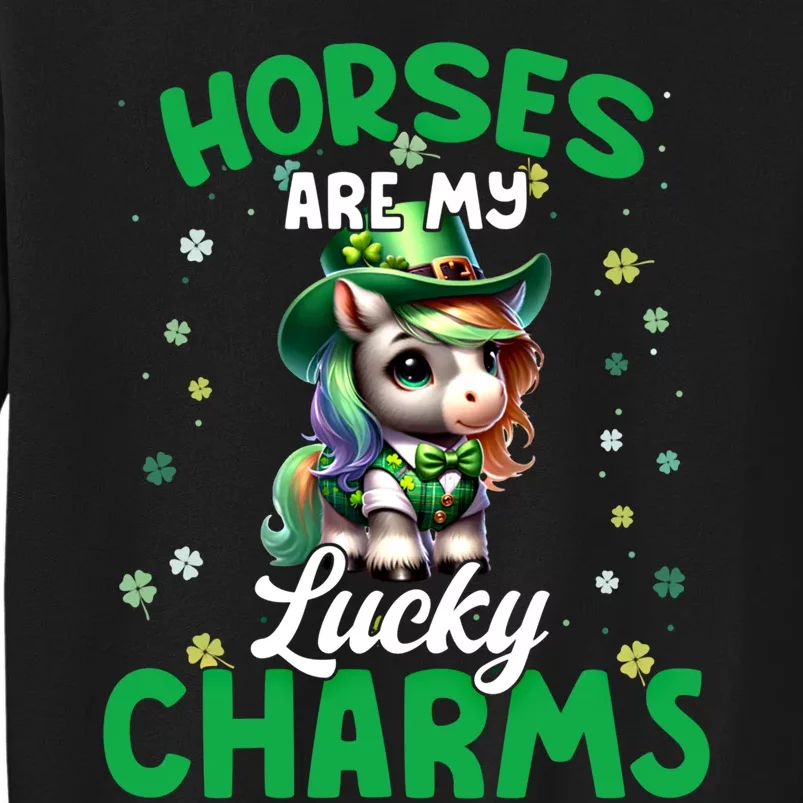 Funny Horses Are My St Patricks Day Outfit Gift Sweatshirt