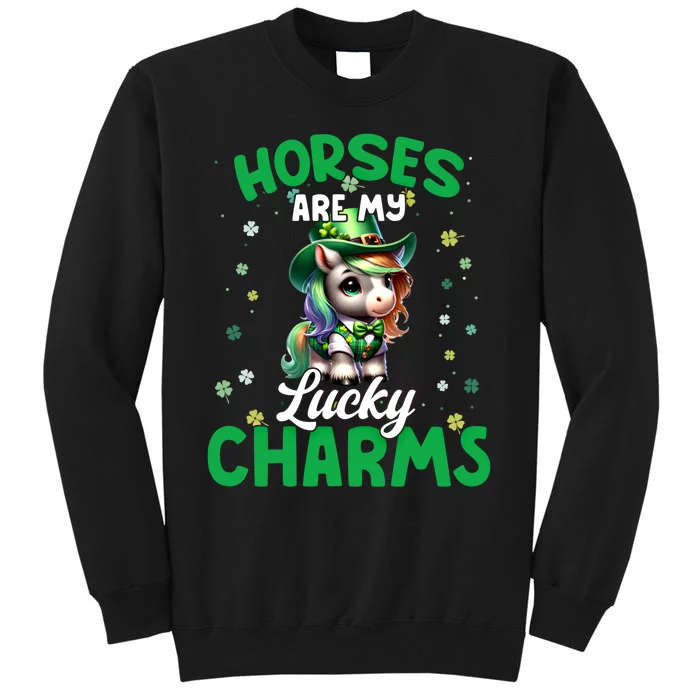 Funny Horses Are My St Patricks Day Outfit Gift Sweatshirt