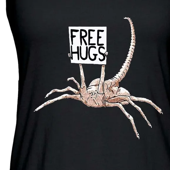 Free Hugs Alien Ladies Essential Flowy Tank