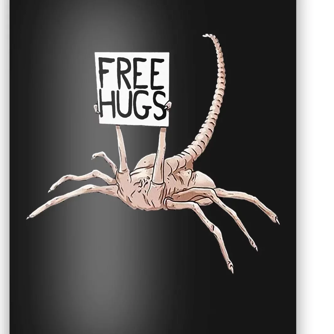 Free Hugs Alien Poster