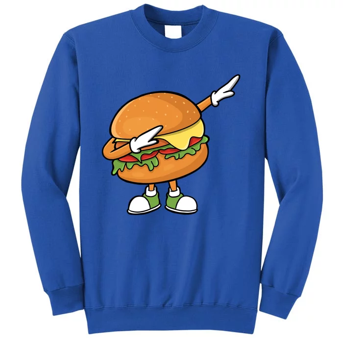 Funny Hamburger Art Cheeseburger Burger Meat Eater Funny Gift Sweatshirt