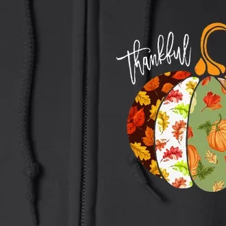 Festive Harvest Adorable Pumpkin Design for Autumn Celebrations Full Zip Hoodie