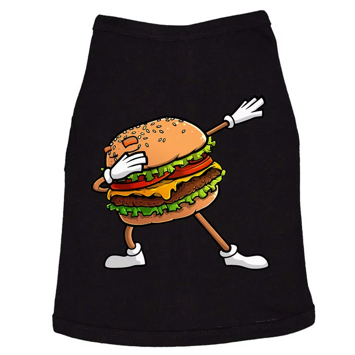 Funny Hamburger Art Cheeseburger Lover Doggie Tank