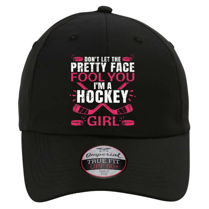 Funny Hockey Art For Women Girl Hockey Player Sport Lovers The Original Performance Cap